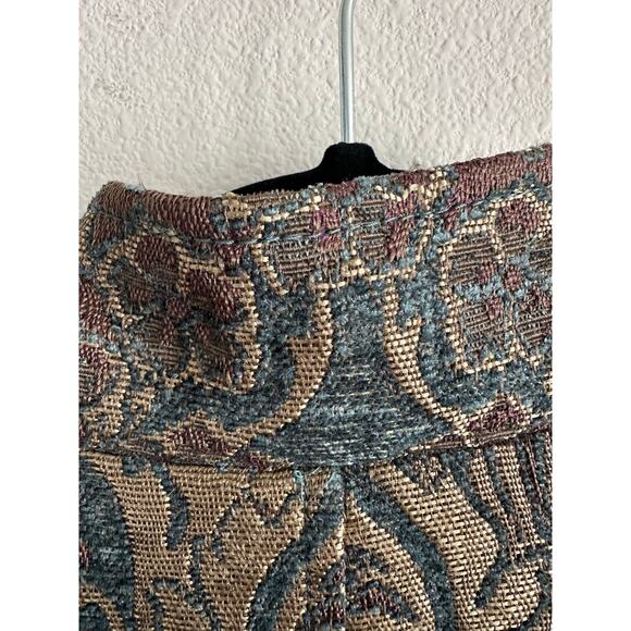Vintage Coldwater Creek Tapestry Jacket Brocade Paisley Button Front Medium - Picture 3 of 6